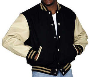 Wholesale Custom 100% Wool Varsity Jackets for men Blank American College Design with Stand CollegeBaseballjacket for men - Product Image 6