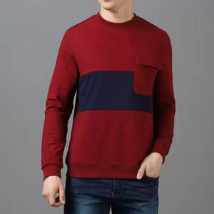 Sudadera de Hombre 2025, Cuello Redondo Holgado, Mezcla de Poliéster/Algodón, Tejido de Felpa, Transpirable, Informal, para Invierno, Alta Calidad - Product Image 6