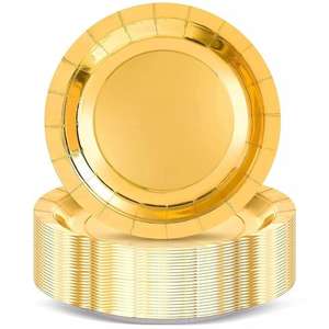 Assiette de présentation unique, dernière nouveauté, pour hôtel, mariage, événements, décoration de table, service de nourriture, utilisation en métal - Product Image 1