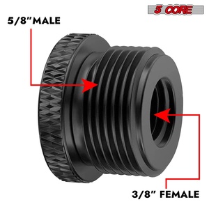 5 Core Mic Stand <b>Adapter</b> 12 Pieces 5/8 Male to 3/8 Female Screw Thread Conversion Connector - Product Image 6