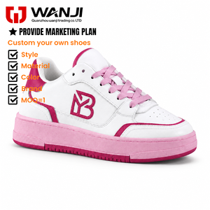 Chaussures de marche décontractées en cuir véritable entièrement personnalisables pour femmes, avec logo de marque sur mesure, fabriquées en usine OEM - Product Image 4
