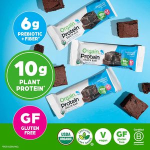 Orgain Organic Vegan Protein Bars, Chocolate Brownie 1.41 Oz (Pack of 12) - Product Image 6