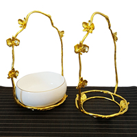 Aanpasbare Metalen Planken Handwerk & Geschenken Prachtige Fruitplaat Handvatten Mandhouders Home Decoraties