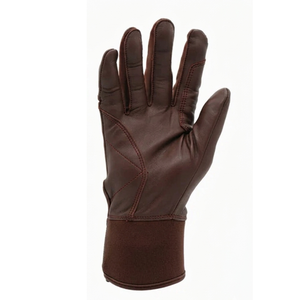 Mitaines de frappeur de baseball en cuir Cabretta vert forêt, paume en peau de mouton 0,9 mm, couleur d'équipe universitaire, marque privée, marque personnalisée, OEM - Product Image 6