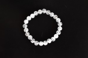 Natural Crack <b>Crystal</b> 8mm <b>Bracelet</b> Wholesale Luxury Semi Precious Gemstone Jewelry for Healing Meditation - Product Image 2