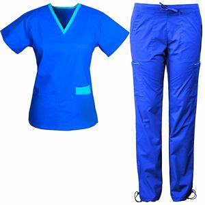Nouvelle Collection 2025 – Tenues Médicales Écologiques Anti-Plis Lavables en Maille Douce pour Infirmières – Uniformes Hospitaliers Multicolores et Tendance - Product Image 1