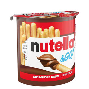 Nutella & Go : Snack portable chocolat-noisette avec bâtonnets croustillants dorés - Product Image 1