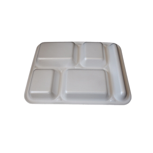 Bandeja de Comida Desechable Hevdem de 5 Compartimentos, Fabricada con Espuma PLA, para Restaurantes, Servicios de Catering y Sushi - Product Image 3
