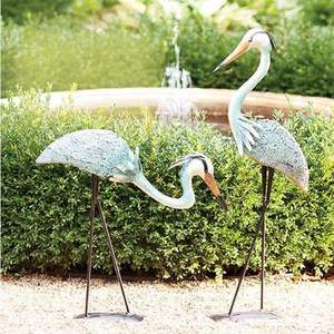 Sculpture animale en fer faite à la main de qualité supérieure pour les ornements de jardin de luxe et les accents décoratifs de la maison avec des détails rustiques - Product Image 5