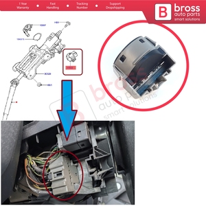 สวิตช์กุญแจสตาร์ท BDP1618 สำหรับ B-Max C-Max Fiesta MK5 6 Focus Fusion Mondeo MK3 4 S-Max Transit Courier Connect Custom AA6T - Product Image 5