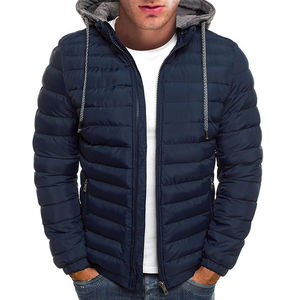 Chaqueta Acolchada de Nuevo Diseño y Última Moda para Hombre, Ropa de Invierno, Chaqueta Acolchada de Algodón con Cuello Alto para Hombre - Product Image 5