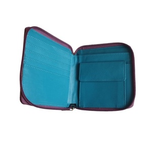 <b>Card</b> <b>Holder</b> Credit <b>Card</b> <b>Holder</b> PU Leather RFID <b>Card</b> Case <b>with</b> Coin Pocket <b>Zip</b> Closure - Product Image 1