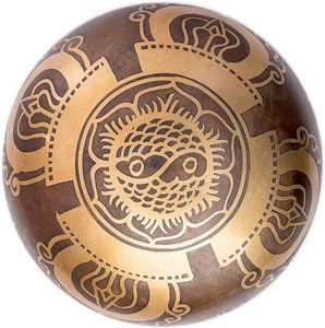 ชามทองเหลืองสำหรับทำสมาธิร้องเพลงออกแบบสีอ่อนรูปทรงวงกลมลวดลายสวยงามโลหะสัมผัสอเนกประสงค์ - Product Image 3