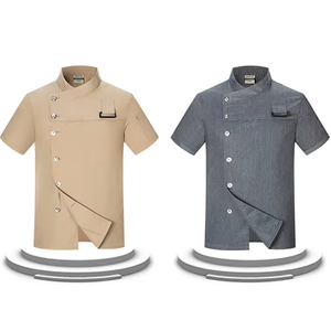 แจ็คเก็ตสั้นสำหรับร้านอาหารและบาร์สามารถปรับแต่งโลโก้ได้ตามต้องการ - Product Image 1