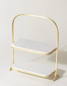 Ensemble de supports à gâteaux en acier inoxydable, moderne, écologique, pour mariage, cupcakes, desserts, décoration, passe au lave-vaisselle, toutes saisons - Product Image 1