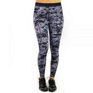 Mallas de gimnasio para mujer con sublimación de diseño gratuito, pantalones de yoga elásticos de 4 vías de cintura alta, mallas deportivas para correr para ropa deportiva - Product Image 4