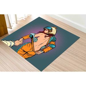 Tapis Astronaute Femme, Tapis Moderne Imprimé pour Salle à Manger, Tapis en Chenille - Product Image 5