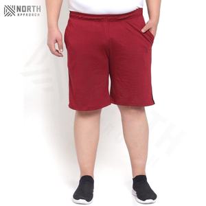 Pantalones Cortos Deportivos de Algodón para Hombre, Cintura Elástica, Color Sólido, Tejido Cómodo, Pantalones Cortos de Verano para Hombre - Product Image 3