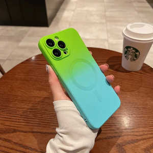 Custodia per iPhone 14 Plus e 13 Pro Max, Elegante con Motivo Sfumato, in Materiale TPU, Multicolore, Confezione Regalo - Product Image 3