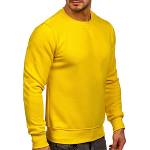 Pull-over décontracté en coton mélangé pour hommes, sweat-shirt à capuche polaire teint uni, confortable, imprimé pour l'hiver, nouveauté - Product Image 3