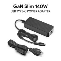 USB-C PD3.1 pengisi daya Laptop 140W adaptor kuat GaN untuk Notebook & AI PC