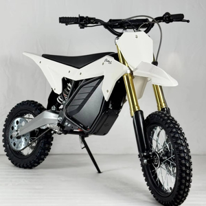Moto de Cross eléctrica asequible 72V 8KW blanca RTR con un rendimiento potente - Product Image 1