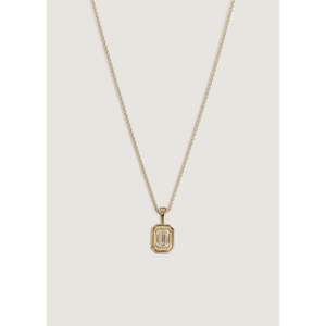 Brooklyn Collection <b>Emerald</b> Cut Diamond <b>Pendant</b> & Charm - Product Image 1