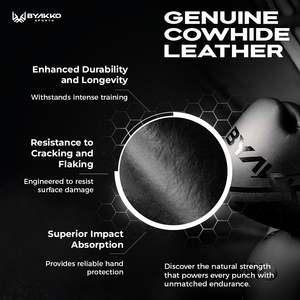 Custom Logo Gel Padded Inner Boxing Gloves for <b>Men</b> and Women with Long Elasticated Hand Wraps for <b>Punching</b> Boxing MMA Wholesale - Product Image 6