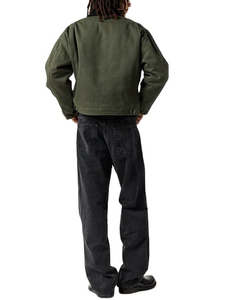 แจ็กเก็ตแขนยาวมีกระดุมสำหรับผู้ชายผ้าทวิลลำลองดีไซน์ล่าสุด - Product Image 5