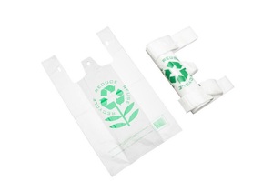 Bolsas de Compras de Plástico Reciclable con Asa Lateral de PE PET, Modelo SPB, para Supermercados, Exportación - Product Image 4