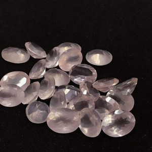 Cuarzo Rosa Natural de Corte Ovalado, Piedra Preciosa Suelta de 6x8mm, 4-5 Quilates, con Mejora de Luz, para Fabricación de Joyería, Precio de Exportación, Suministro Directo de Fábrica - Product Image 1