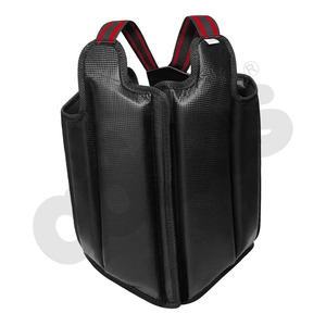 Protection corporelle de boxe MMA personnalisée, protège-poitrine en cuir respirant pour entraînement intensif - Product Image 3