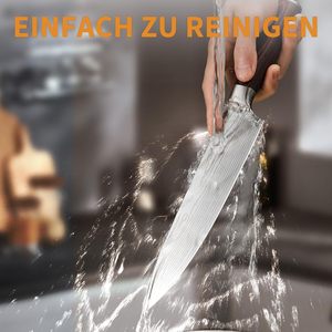 Venta al por mayor personalizado de alta calidad OEM ODM servicio cuchillo profesional cuchillo de cocina afilado Cuchillo de acero inoxidable con mango de madera - Product Image 4