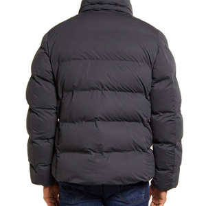 OEM Custom Lightweight Woolen Bubble Puffer <b>Jacket</b> for Men Breathable Hooded <b>Pattern</b> Decoration for Winter Wholesale Price - Product Image 2