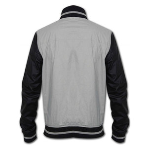 New Fashionable Best Quality Men Varsity <b>Jacket</b> <b>Leather</b> <b>Long</b> Sleeves Zipper up Design Men Varsity <b>Jackets</b> - Product Image 3