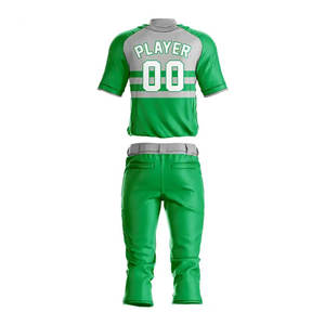 Uniformes de béisbol y sóftbol transpirables de entrenamiento de servicio OEM Conjuntos de precio bajo de nuevo diseño - Product Image 2