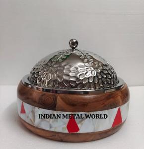 หม้อไฟทำจากไม้และสเตนเลสคุณภาพดีที่สุดสำหรับเครื่องครัวหม้อไฟแบบสั่งทำขนาดพิเศษ - Product Image 2