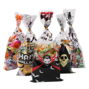 ถุงกระดาษแก้วใสสำหรับฮาโลวีนเคล็ดลับหรือทรีทพลาสติกห่อของขวัญสำหรับคุกกี้สารพัดขนมและเยลลี่ - Product Image 3