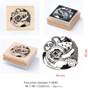 Impresionantes precios Magnífica calidad Patrones súper delicados 40mm Kit de regalo cuadrado Sello de muestras de color innovador - Product Image 2