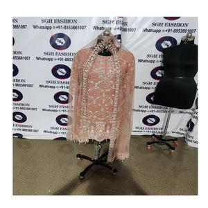 Salwar Kameez de estilo paquistaní para mujer, bordado pesado y piedra, Color de trabajo - Product Image 2