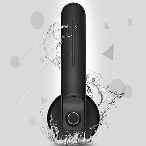 Kunci Pintu Sidik Jari Pegangan USB Isi Ulang Anti Maling Kunci Elektronik Keamanan Tanpa Kunci Biometrik Cerdas dengan 2 Kunci - Product Image 5