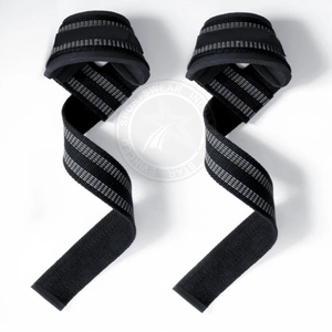 Enveloppes de levage en coton et sangles d'entraînement avec support de poignet Équipement d'haltérophilie avec logo personnalisé - Product Image 3