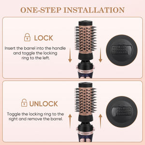 Vente chaude 1200W Sèche-<span class=keywords><strong>cheveux</strong></span> électrique en une étape et peigne de lissage Chauffage rapide Sèche-<span class=keywords><strong>cheveux</strong></span> <span class=keywords><strong>Brosse</strong></span> pour hôtels - Product Image 2