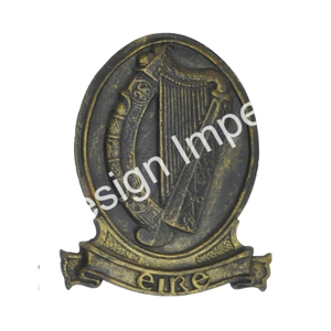 Irish Harp <b>Plaque</b> Wall Mounted Cast Iron Plate Decorative Item Antique Finished <b>Metal</b> <b>Plaque</b> Wholesale Signs in Best Price - Product Image 2