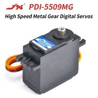 Servomoteur numérique standard Jx PDI-5509MG 55,6g 180° avec engrenages métalliques et plastiques pour voitures RC 1/8 1/10, avions et bras de robot