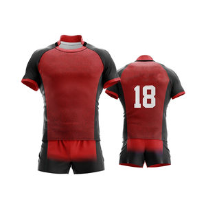 Uniforme de rugby personalizado Durable 100% Poliéster Jersey & Shorts Set | Ropa de equipo sublimada - Product Image 1