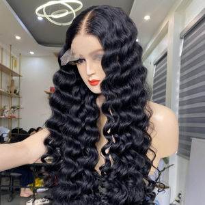 Paquets de cheveux brésiliens Remy de 30 pouces Vietnam Ocean Wavy HD sans dentelle sans emmêlement avec perruques gratuites - Product Image 1