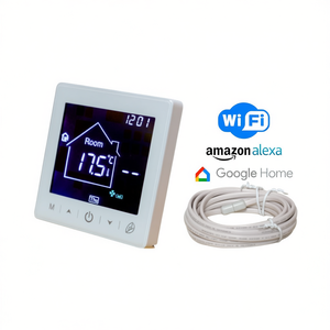 Termostato WiFi para Caldera, 220-240V, 130x90x25mm, Blanco, Control Remoto por Aplicación, Compatible con Alexa y Google, Integrado en Sistemas HVAC Domésticos - Product Image 2