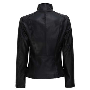 Veste en cuir personnalisée de qualité supérieure pour femmes Blouson en cuir en veste en cuir 2025 Slim Fit - Product Image 2