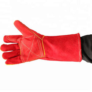 2025 Gants de soudage en cuir enduit de PU de haute qualité du Pakistan Conception de logo personnalisé avec poignées respirantes pour la protection - Product Image 4